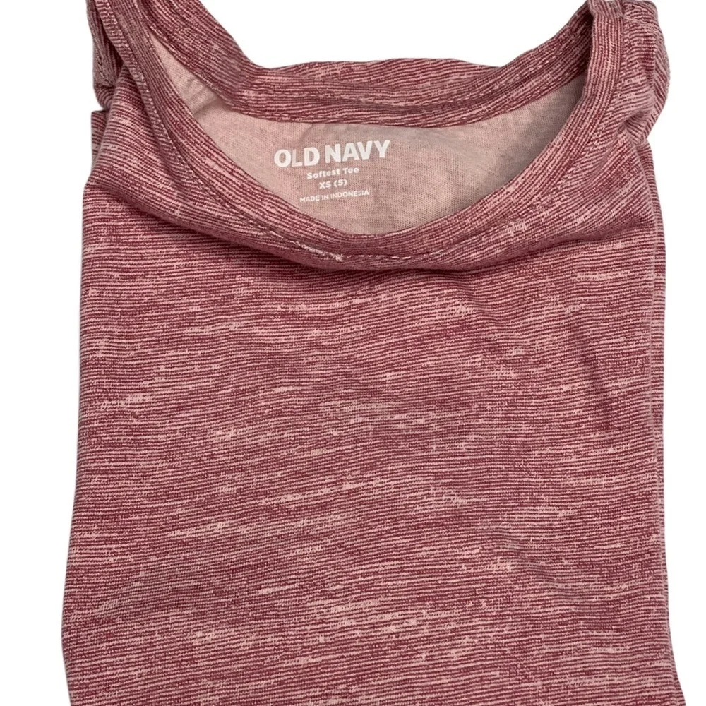 Old Navy Kids Softest Long Sleeve T-Shirt In Blush Hue | Girls XS 5T